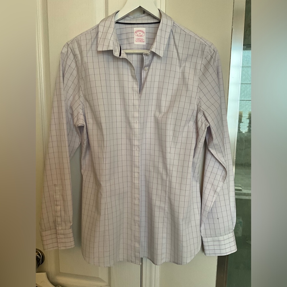 Brooks Brothers Button Down Dress Shirt Size 14